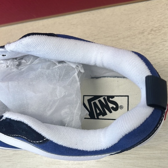 NIB - Vans Knu Skool Skate Shoe , Navy/True White - Picture 11 of 14